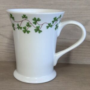 Shannon Fine Irish Porcelain Coffee Cup / Mug Shamrock Clover Ireland
